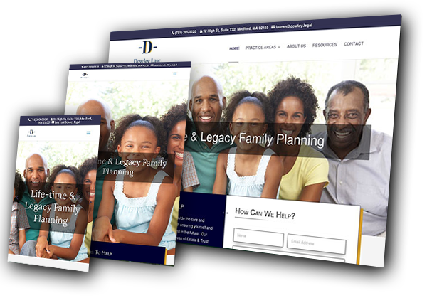 web design for a family lawyer
